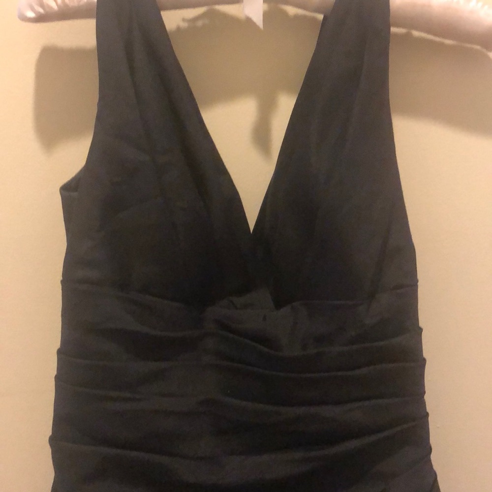 Black full length formal dress